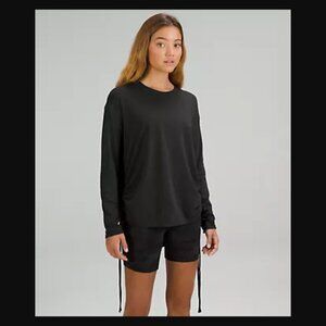Lululemon Pima Cotton Side-Cinch Long Sleeve Shirt